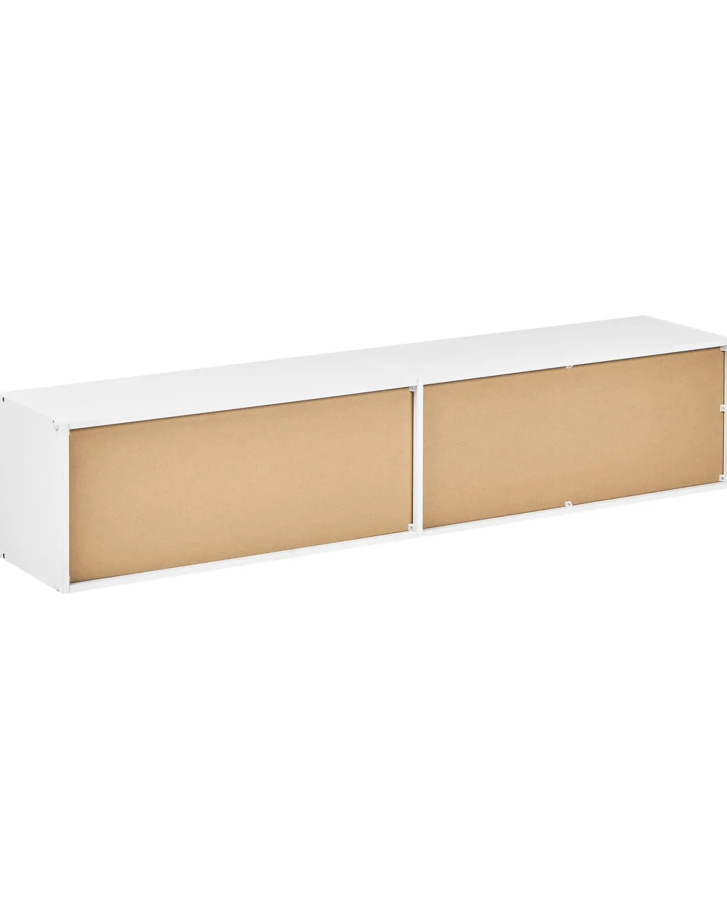 Bogreol med 4 hylder WINNIPEG 143 cm Hvid