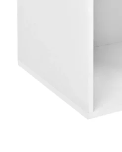 Bogreol med 4 hylder WINNIPEG 143 cm Hvid