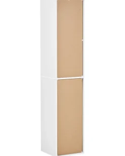 Bogreol med 4 hylder WINNIPEG 143 cm Hvid