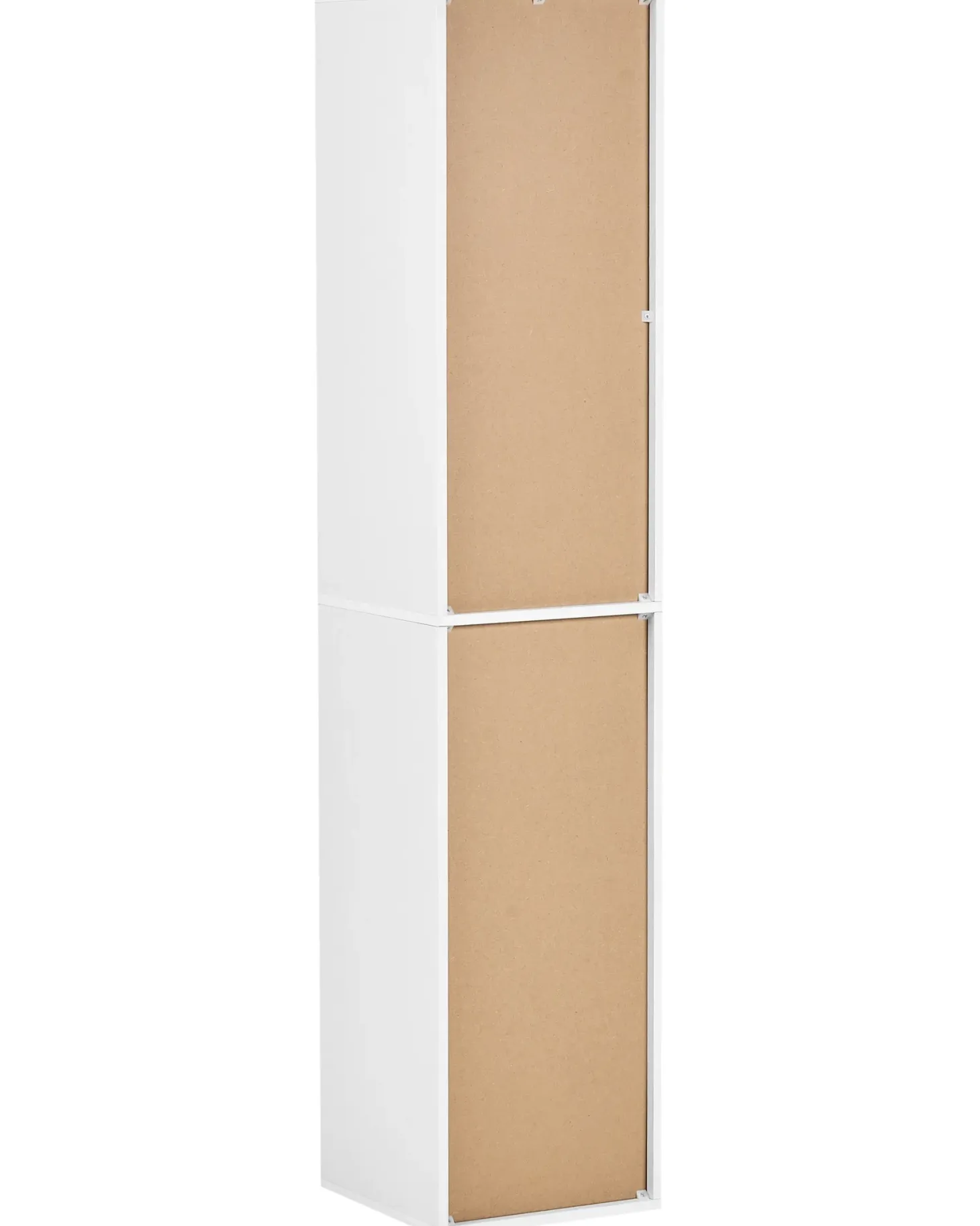 Bogreol med 4 hylder WINNIPEG 143 cm Hvid