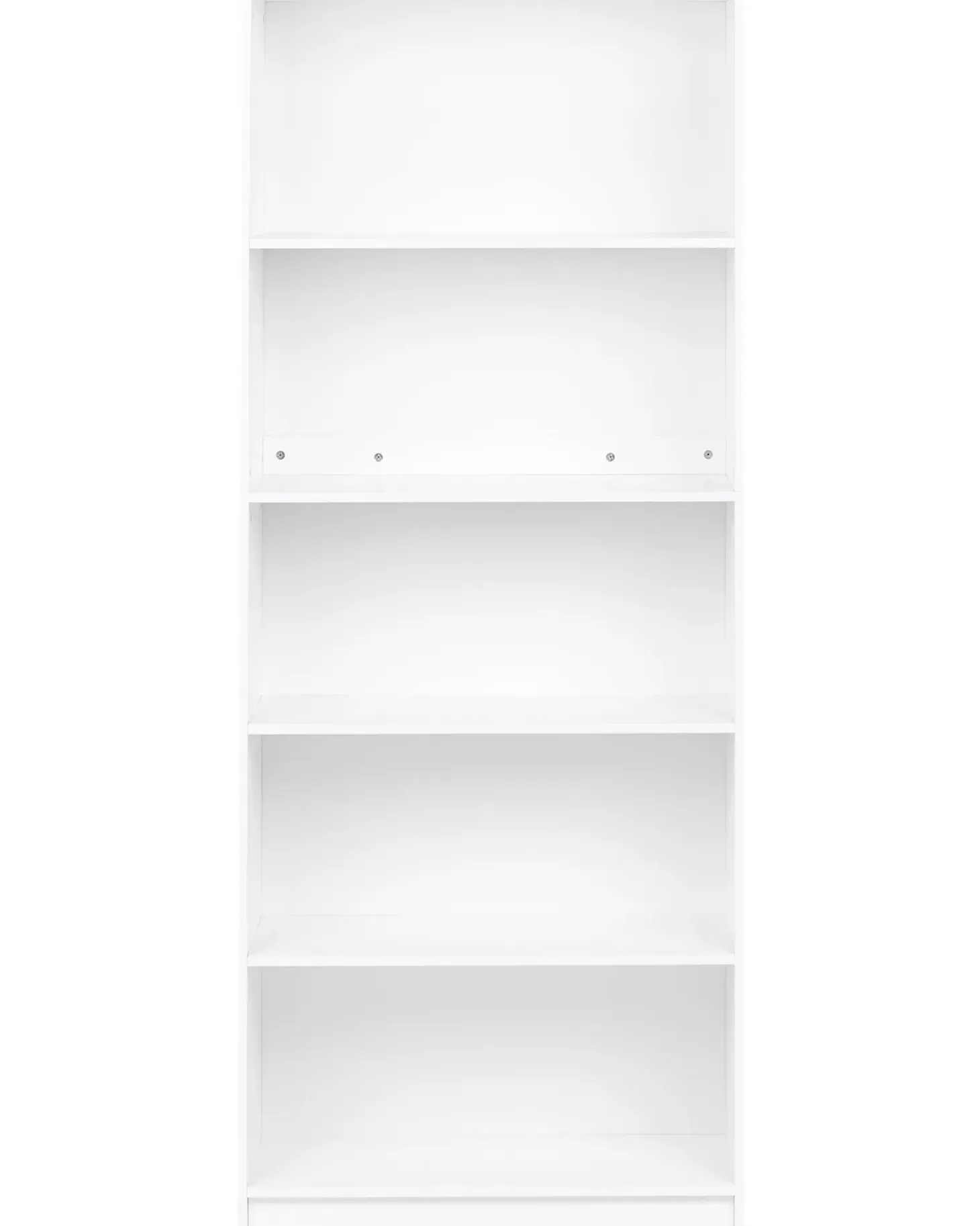 Bogreol med 5 hylder ZEHNA 197 cm Hvid