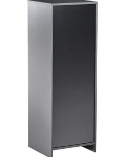 Bogreol med 3 hylder ZEHNA 117 cm Sort