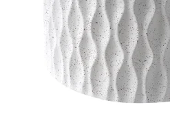 Bord ANTELAO 37 cm 37 cm Terrazzo effekt Hvid terrazzo