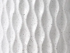 Bord ANTELAO 37 cm 37 cm Terrazzo effekt Hvid terrazzo