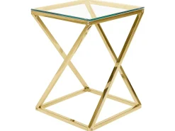 Bord BEVERLY Glas Guld