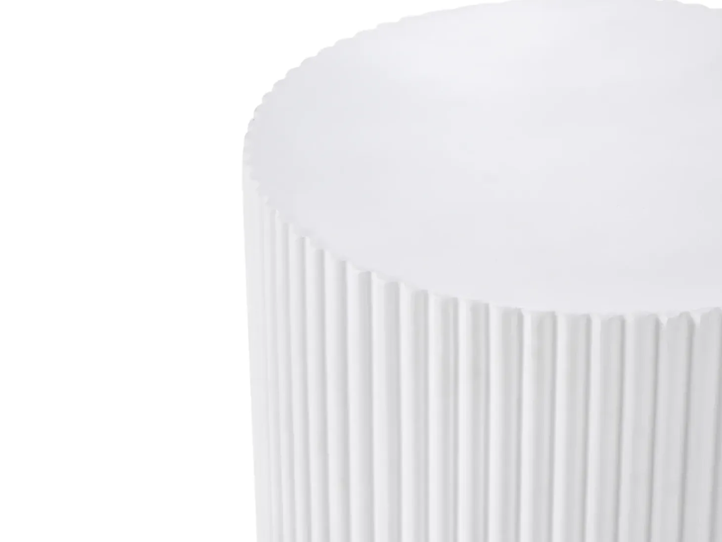 Bord BICCARI 38 cm 38 cm Hvid