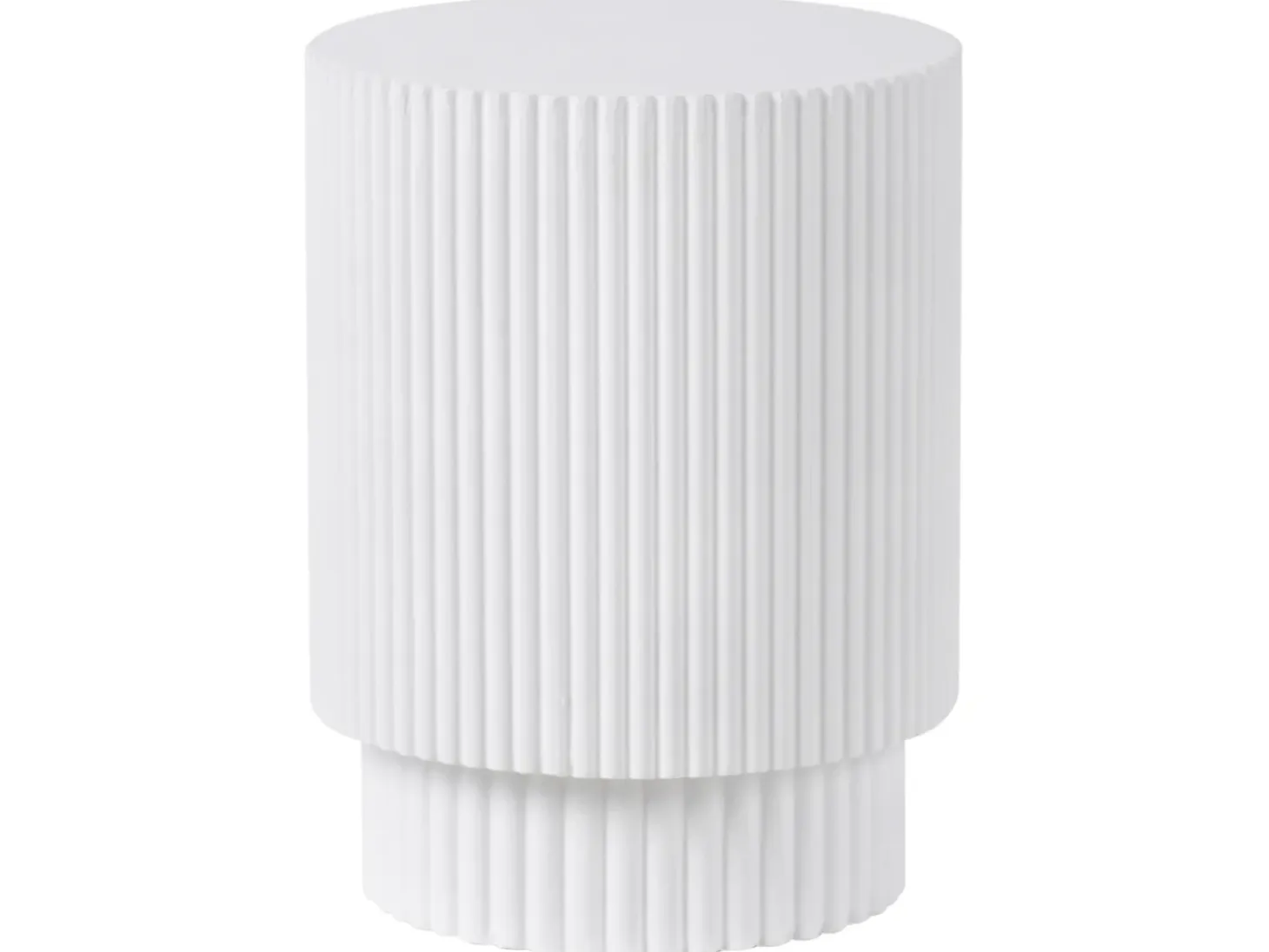 Bord BICCARI 38 cm 38 cm Hvid