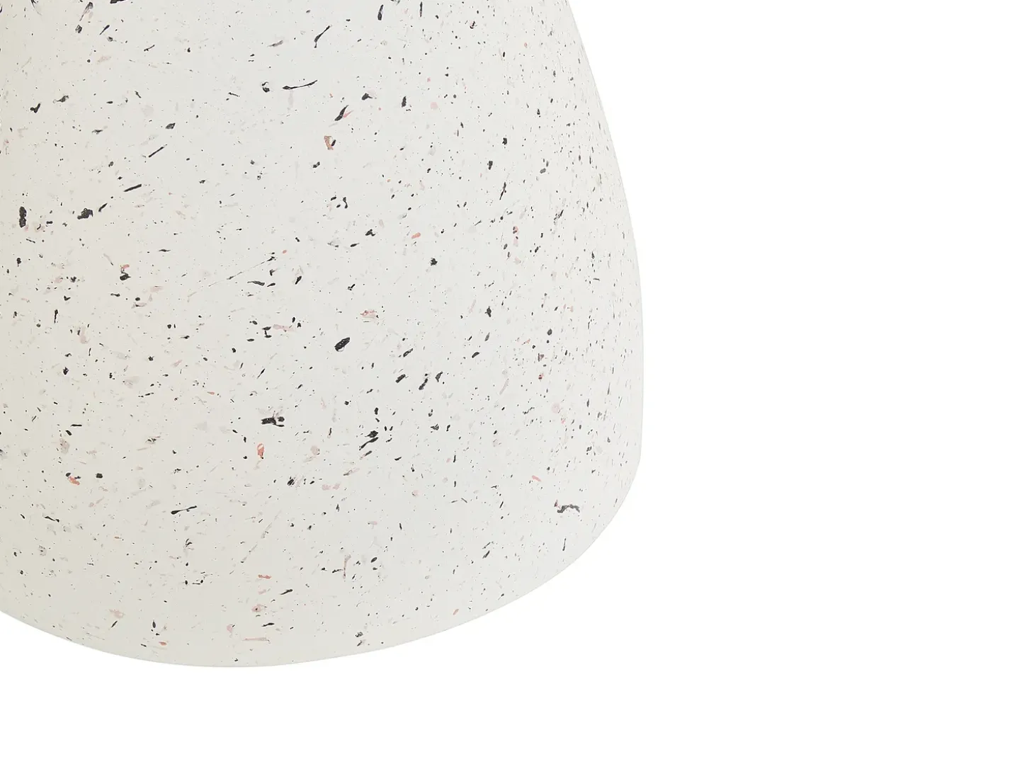Bord BIVIERE 39 cm 39 cm Terrazzo effekt Hvid terrazzo