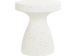 Bord BIVIERE 39 cm 39 cm Terrazzo effekt Hvid terrazzo