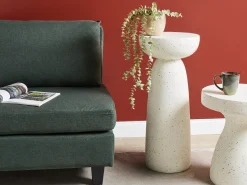 Bord CADINI 33 cm 33 cm Terrazzo effekt Hvid terrazzo