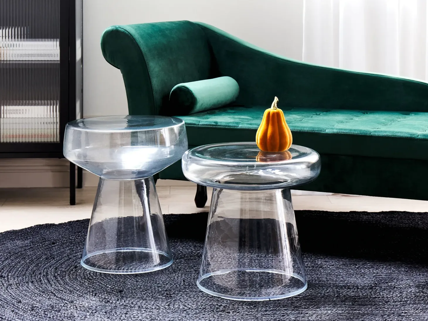 Bord CALDERA Glas Transparent