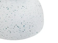 Bord CAORIA 40 cm 40 cm Terrazzo effekt Hvid terrazzo
