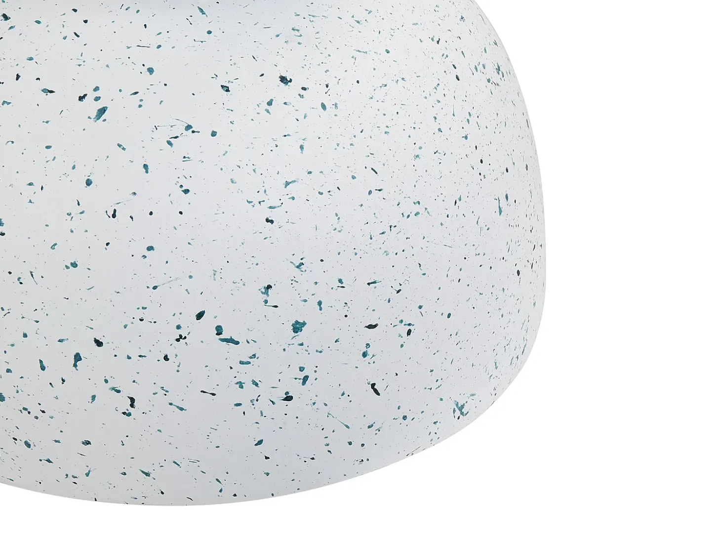Bord CAORIA 40 cm 40 cm Terrazzo effekt Hvid terrazzo
