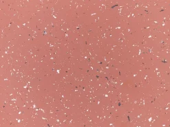 Bord FALIRO 37 cm 37 cm Rød terrazzo