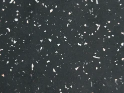 Bord FALIRO 37 cm 37 cm Terrazzo effekt Sort terrazzo