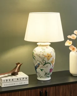 Bordlampe ACROSSO Porcelæn Hvid