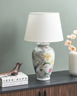 Bordlampe ACROSSO Porcelæn Hvid