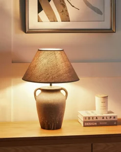 Bordlampe AGEFET Keramik Grå