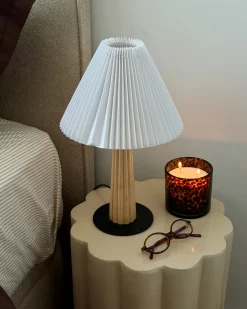 Bordlampe ALIGIDE Træ Naturlig