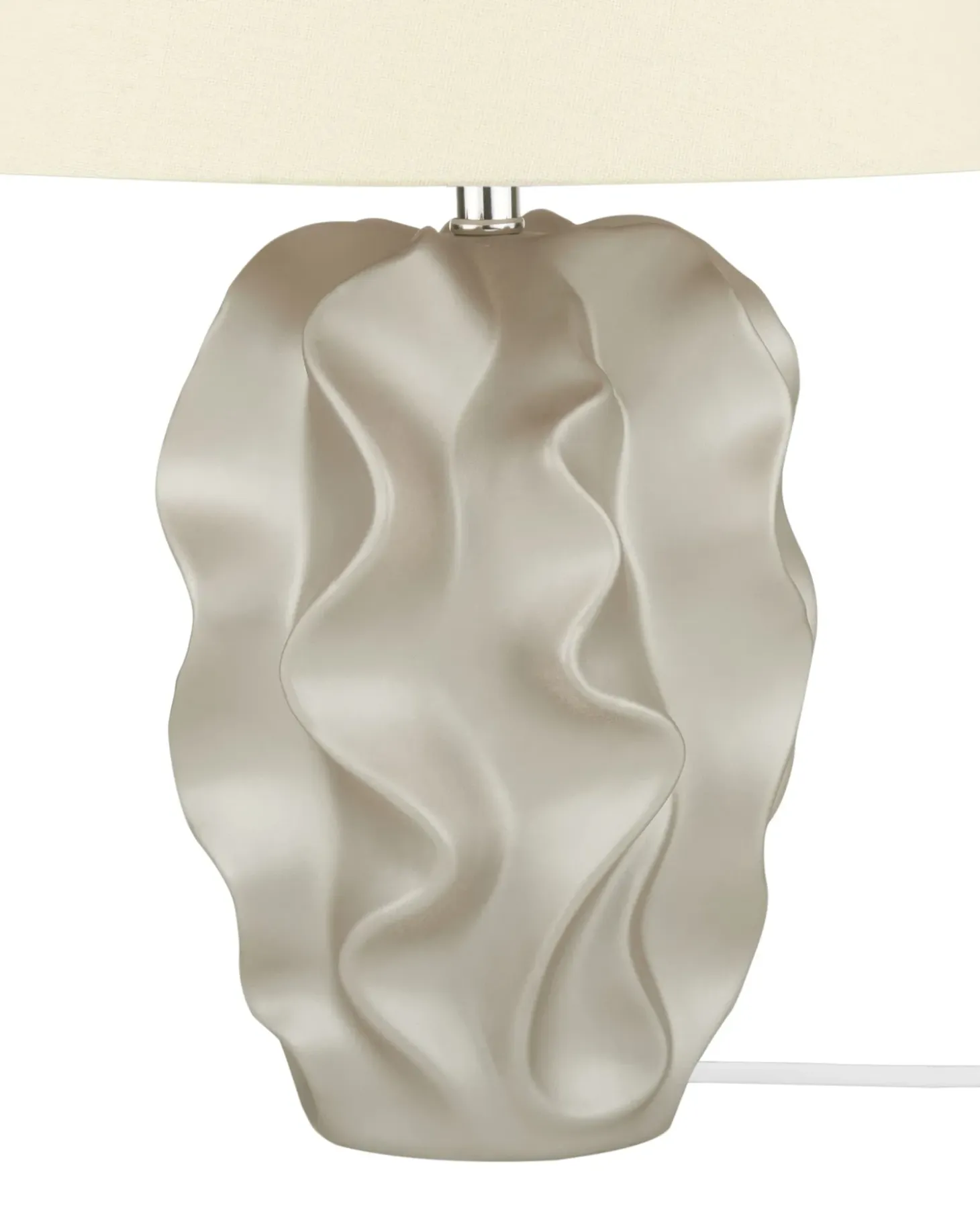Bordlampe ALLIKA Keramik Guld