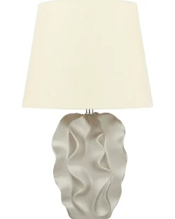Bordlampe ALLIKA Keramik Guld