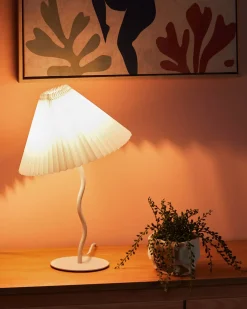 Bordlampe ALWERO Metal Hvid