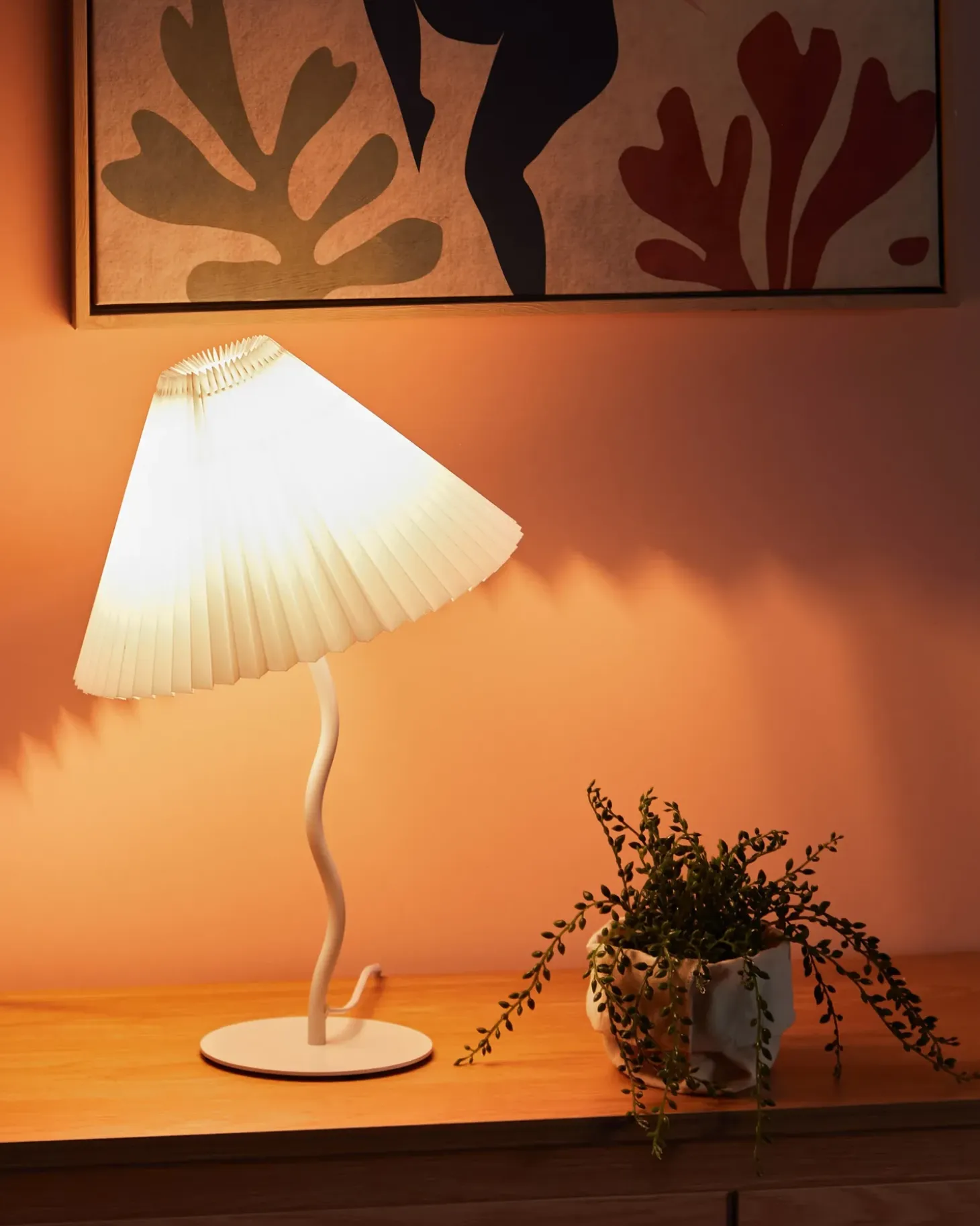 Bordlampe ALWERO Metal Hvid