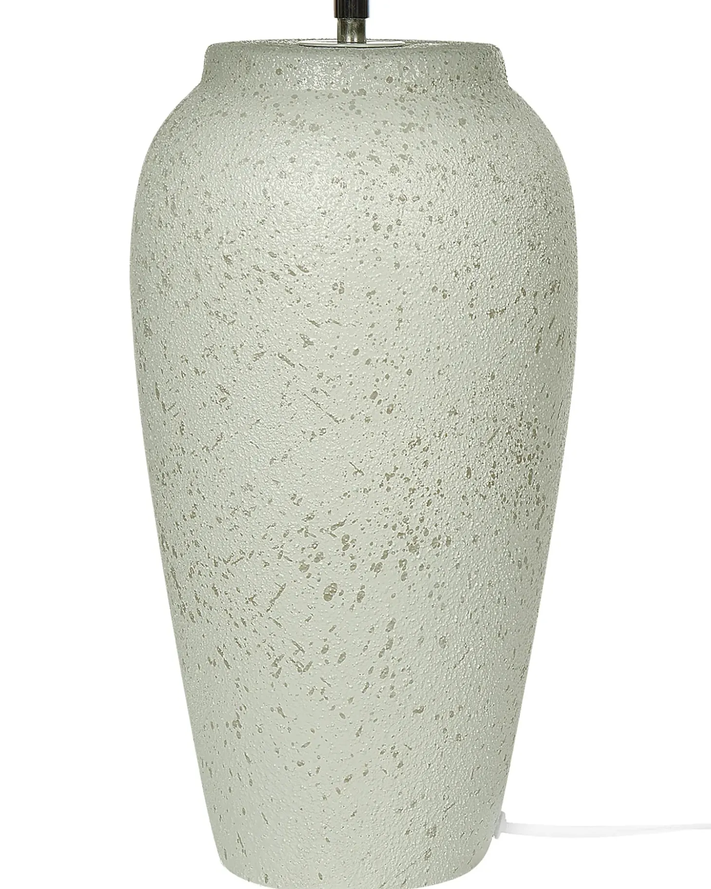 Bordlampe AMBLO Keramik Cremehvid