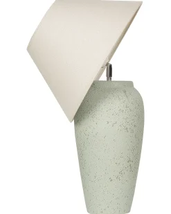 Bordlampe AMBLO Keramik Cremehvid