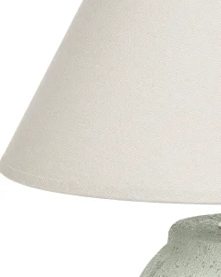 Bordlampe AMBLO Keramik Cremehvid