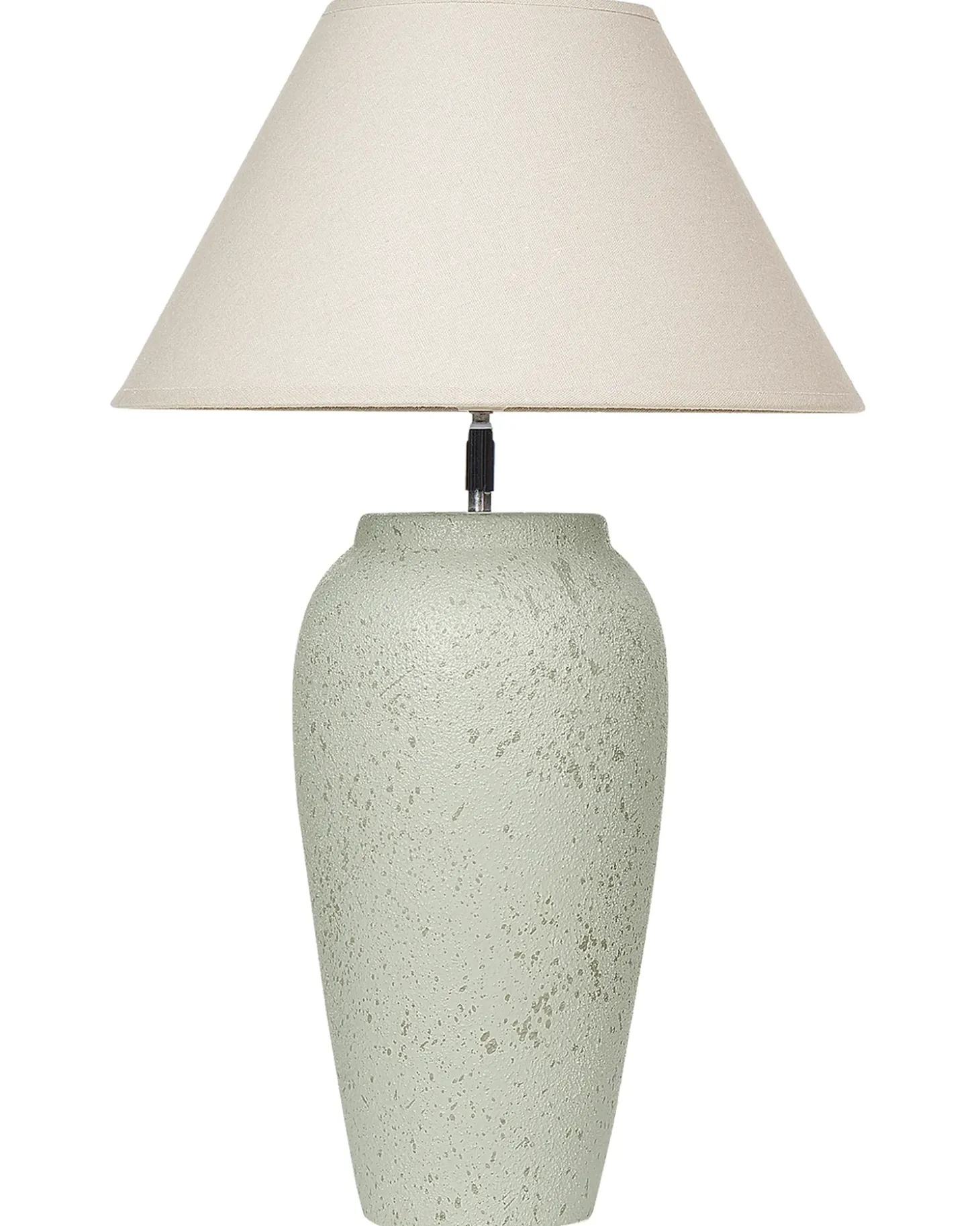 Bordlampe AMBLO Keramik Cremehvid