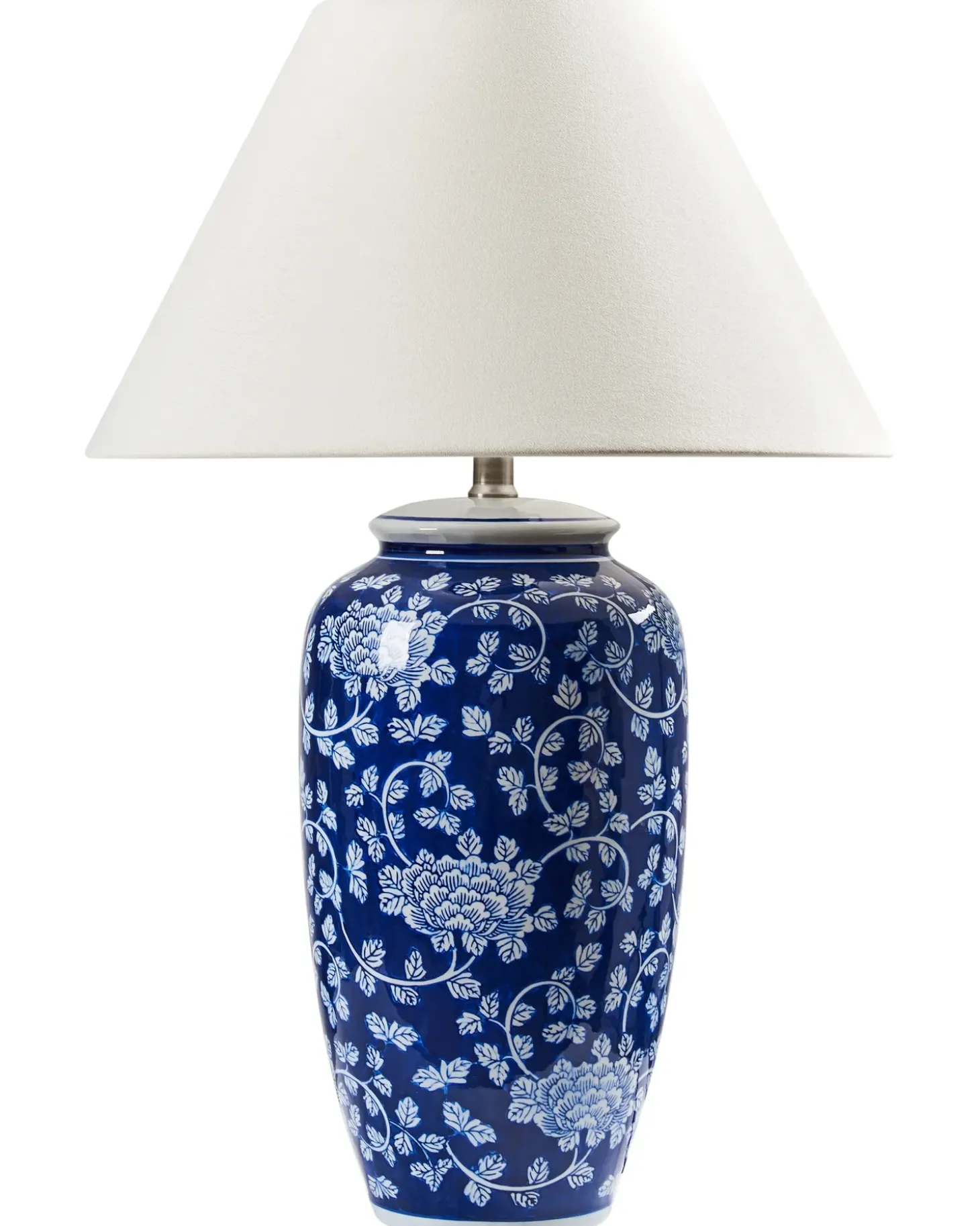 Bordlampe ANGELES Porcelæn Blå