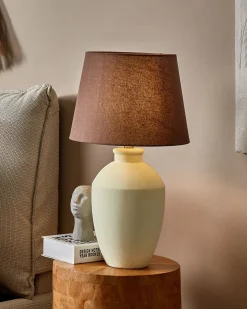 Bordlampe ARCOS Keramik Hvid