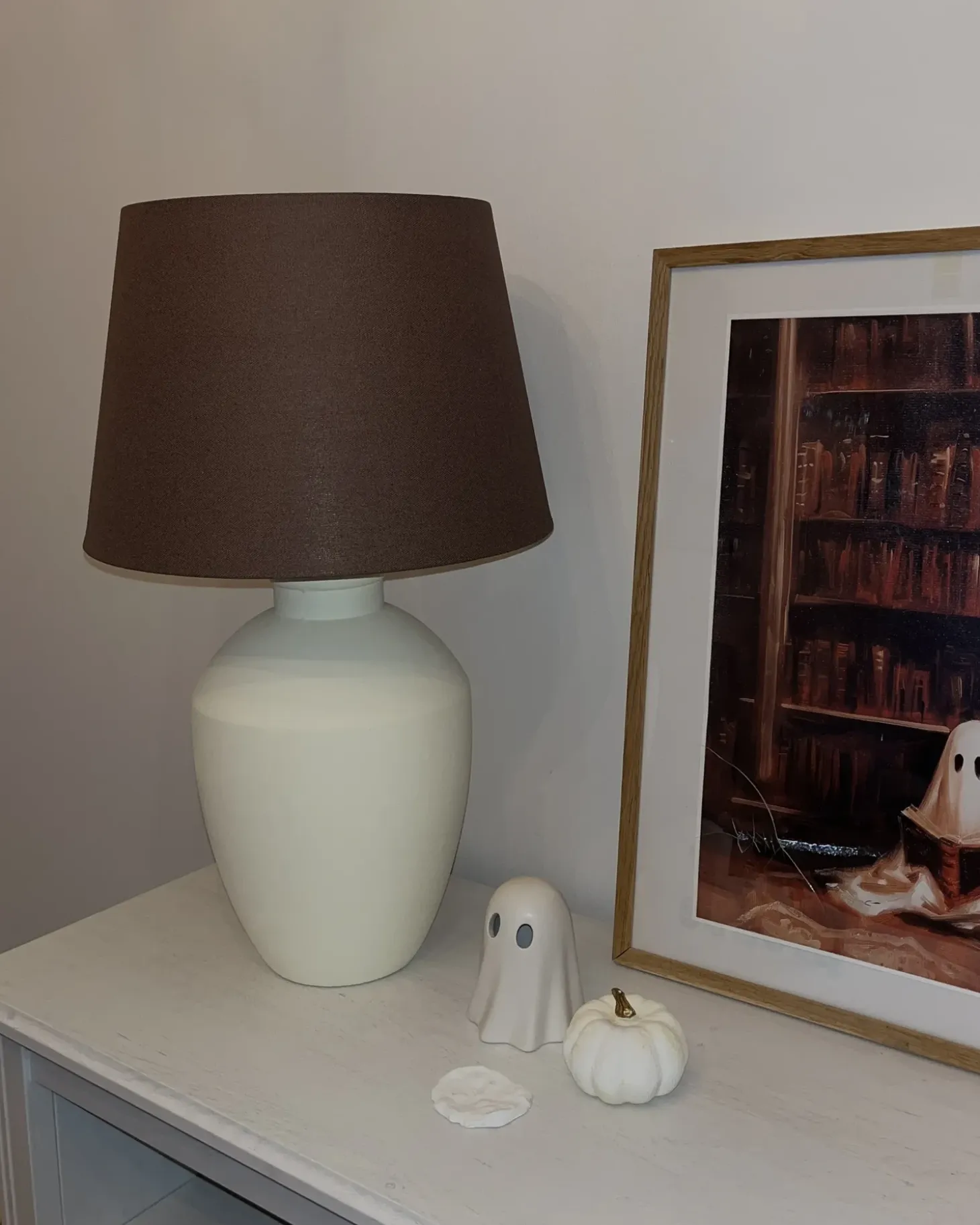 Bordlampe ARCOS Keramik Hvid