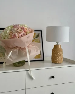 Bordlampe BALAO Keramik Gul