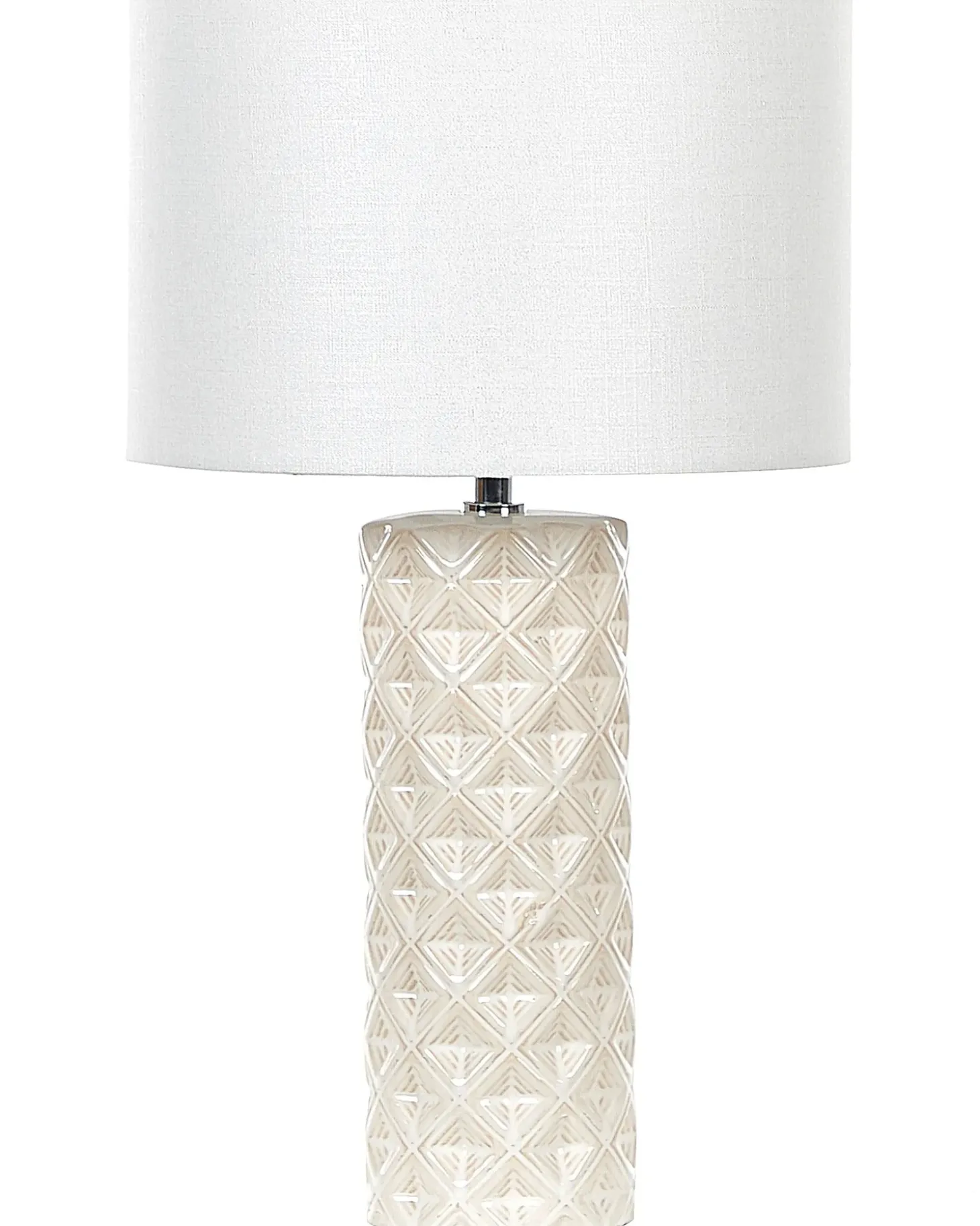 Bordlampe BALONNE Keramik Lys Beige