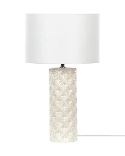 Bordlampe BALONNE Keramik Lys Beige