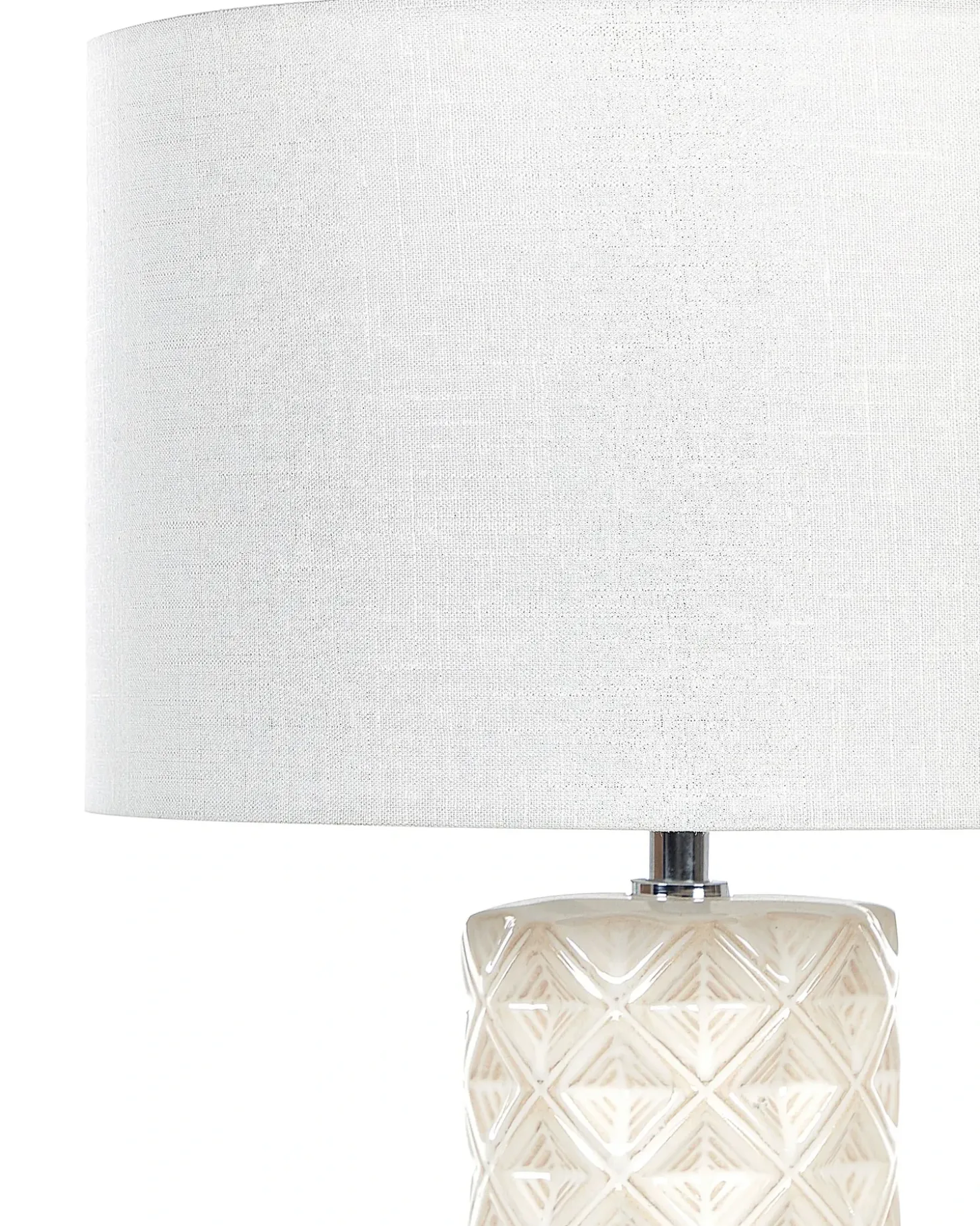 Bordlampe BALONNE Keramik Lys Beige