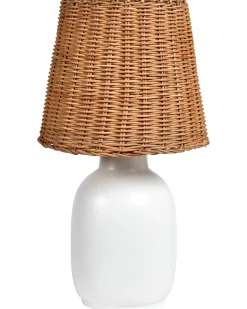 Bordlampe BARTANG Keramik Hvid