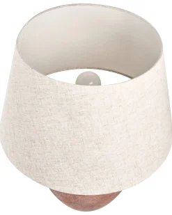Bordlampe BARTON Keramik Brun