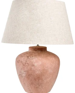 Bordlampe BARTON Keramik Brun