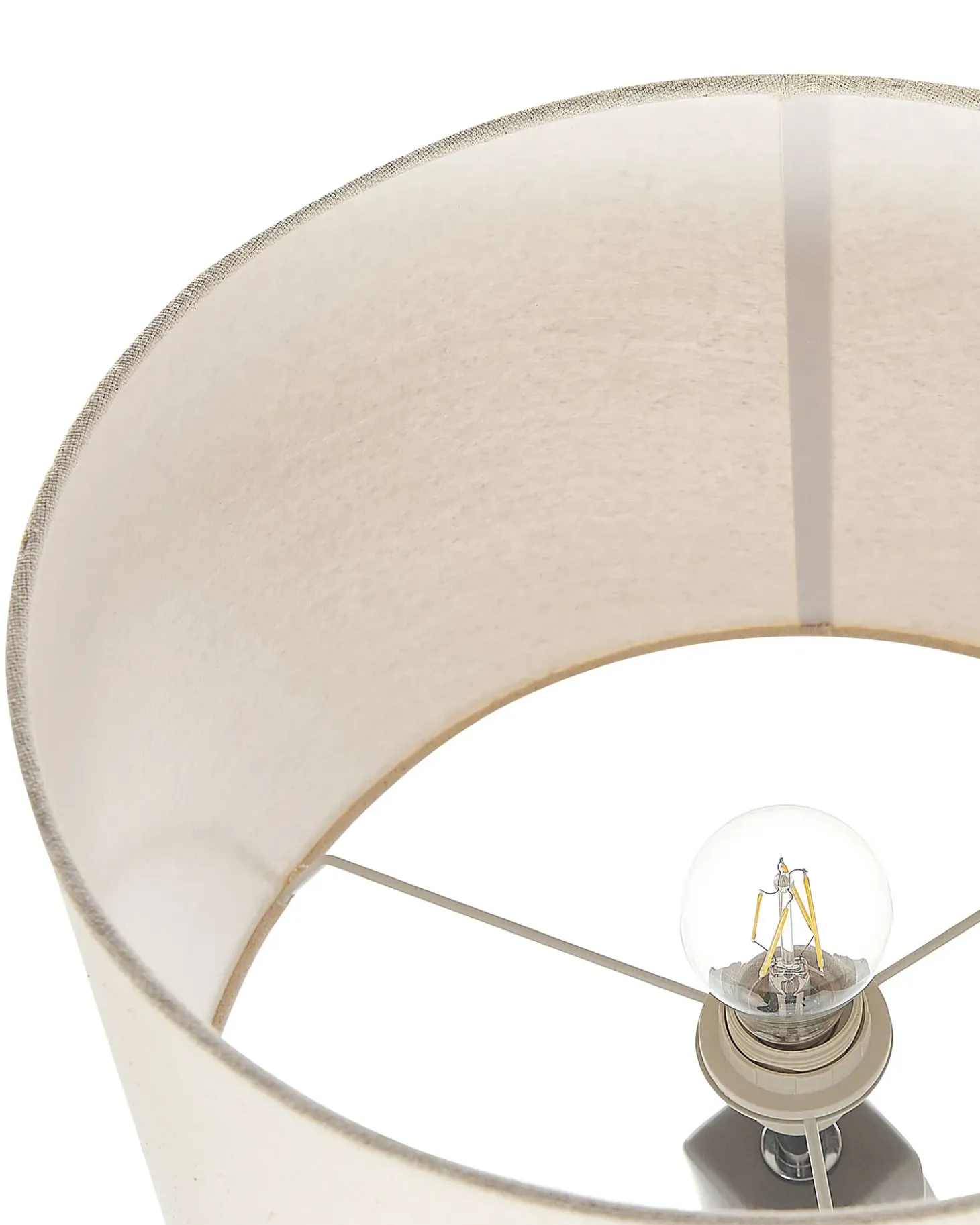 Bordlampe BELAYA Keramik Grå