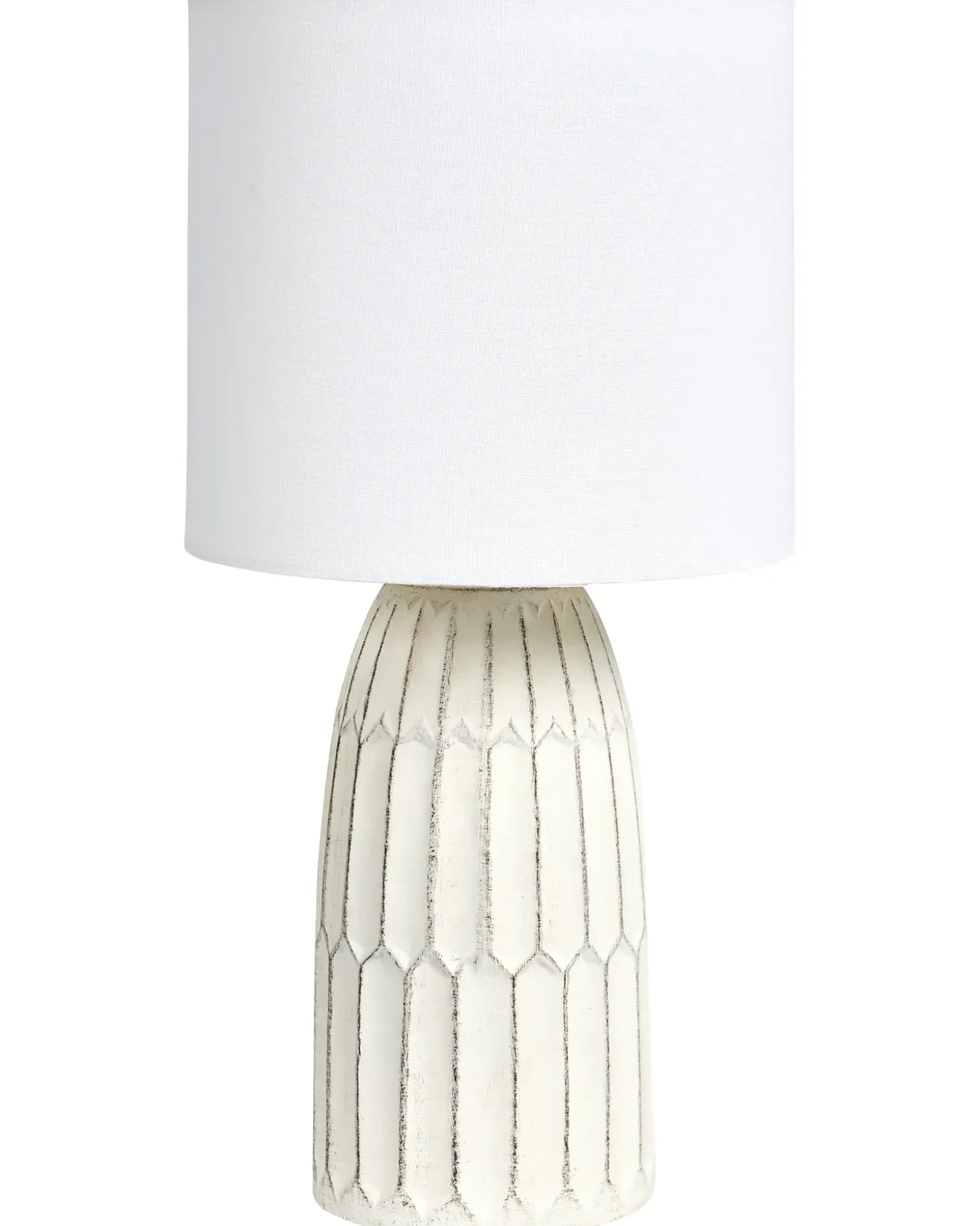 Bordlampe BELIHUL Keramik Cremehvid