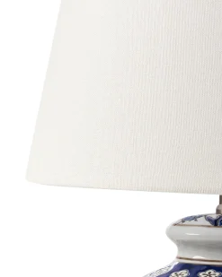 Bordlampe BIJELA Porcelæn Hvid/blå