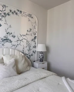 Bordlampe BIJELA Porcelæn Hvid/blå