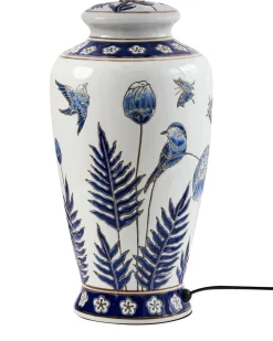 Bordlampe BIJELA Porcelæn Hvid/blå