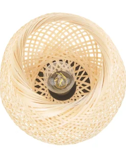 Bordlampe BOMU Bambus Lysebrun