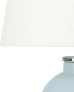 Bordlampe BRENTA Keramik Himmelblå