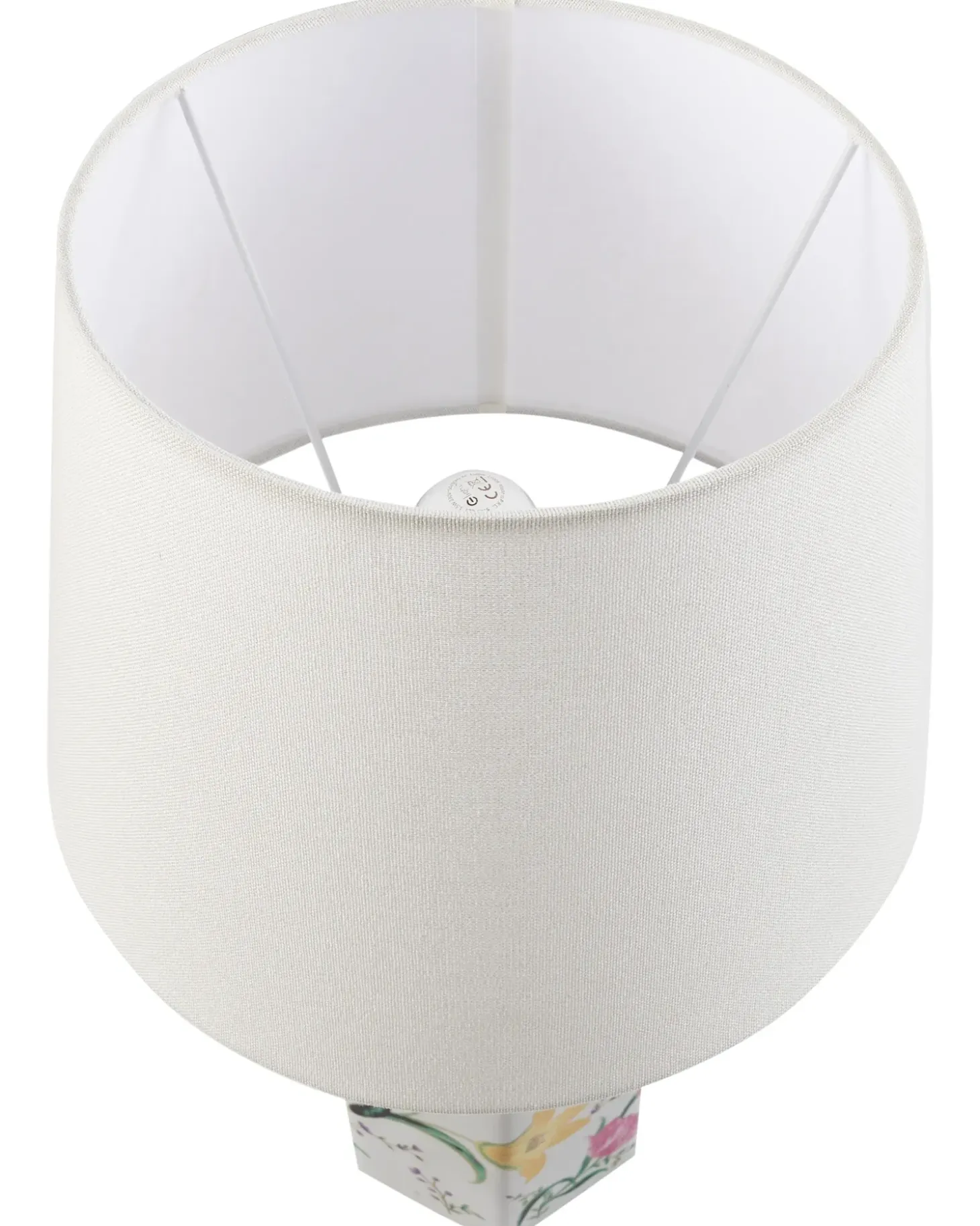 Bordlampe CAVADO Porcelæn Hvid