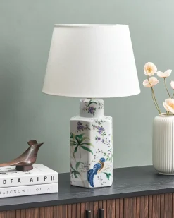 Bordlampe CAVADO Porcelæn Hvid
